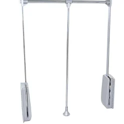 Penderie rabattable chromée pour armoire Hang Largeur réglable de 83 à 150 cm
