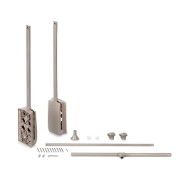 Penderie rabattable gris pierre pour armoire Hang Largeur télescopique de 60 à 83 cm