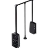 Penderie rabattable noire pour armoire Hang Largeur réglable de 60 à 83 cm
