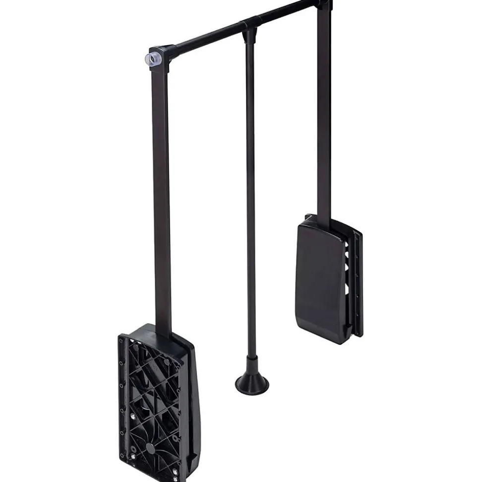 Penderie rabattable noire pour armoire Hang Largeur réglable de 45 à 60 cm