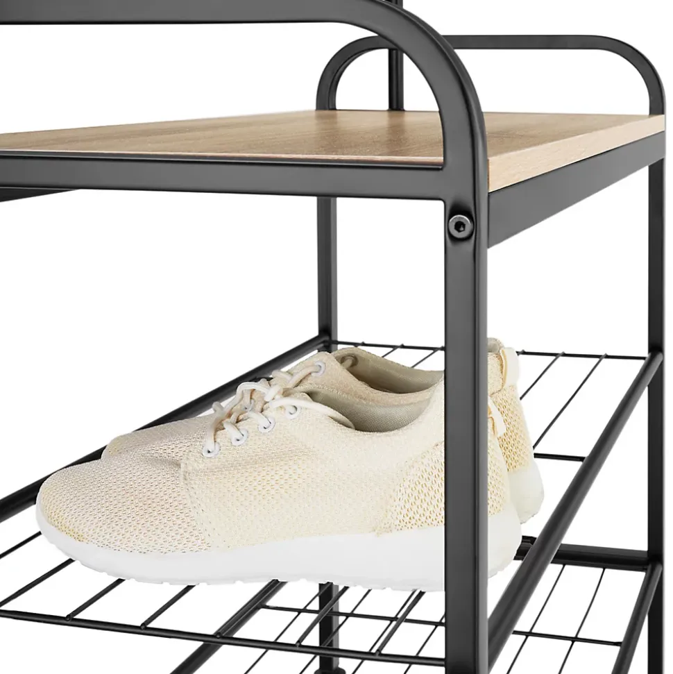 Penderie Style industriel avec Protection anti-basculement 855 x 36 x 184 cm
