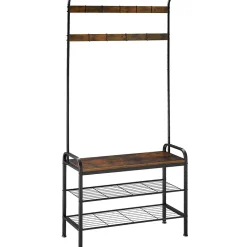 Penderie Style industriel avec Protection anti-basculement 855 x 36 x 184 cm