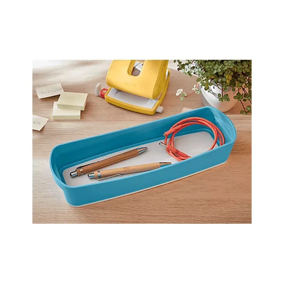Petit bac de rangement pour Bureau My Box Cosy - Bleu