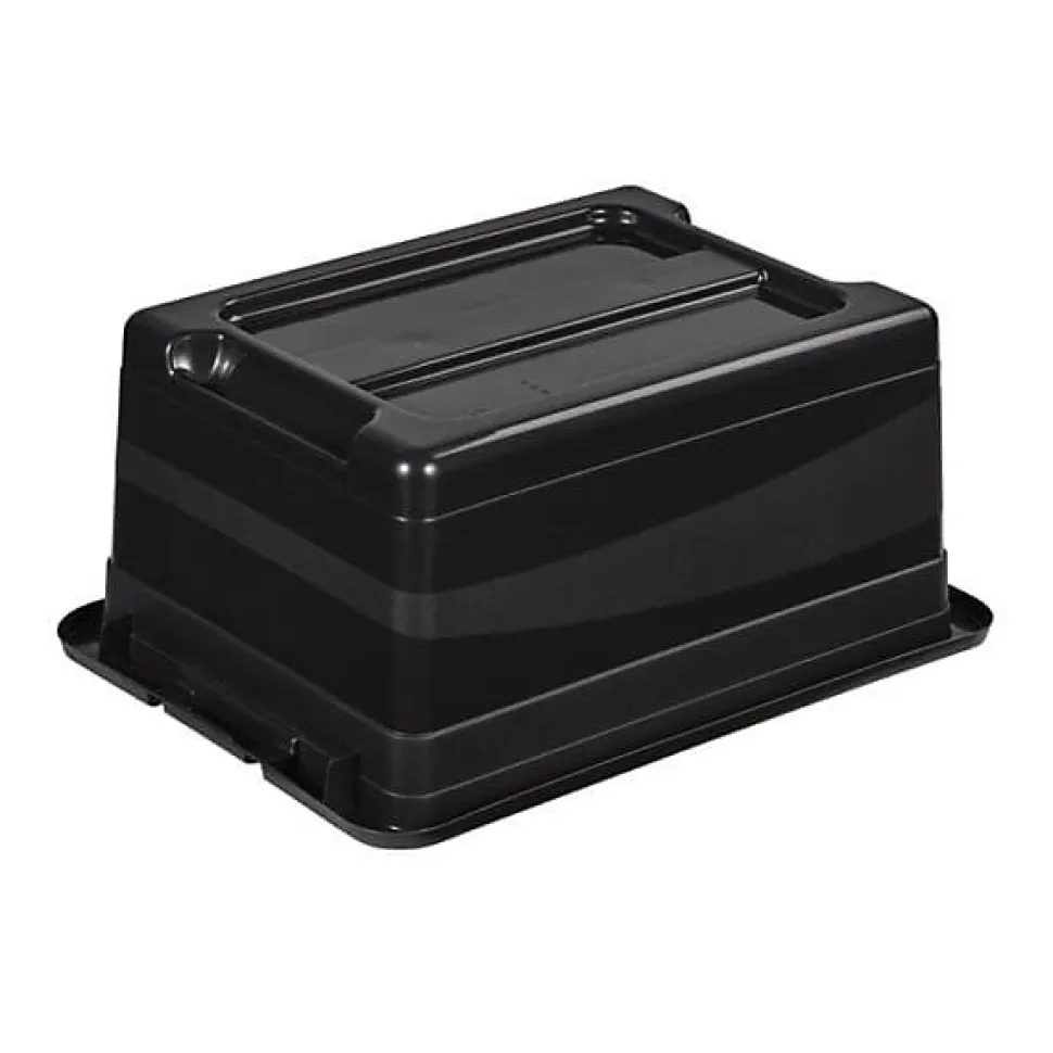 Petite boîte de rangement résistante empilable 12 litres - Rouge