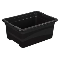 Petite boîte de rangement résistante empilable 12 litres - Rouge