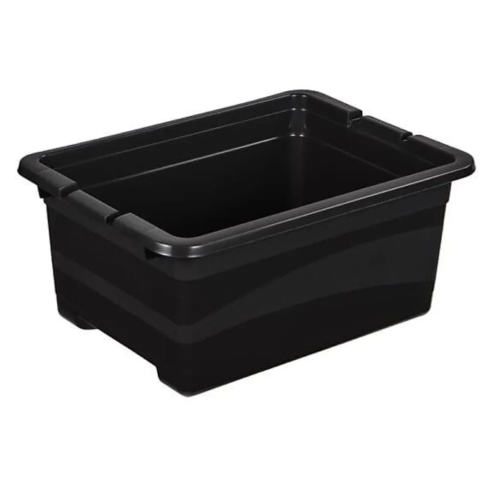 Petite boîte de rangement résistante empilable 12 litres - Rouge