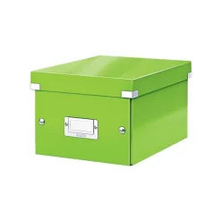 Petite Boîte de rangement en Carton A5+ avec couvercle - Vert