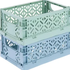 Petite Caisse en Plastique Pliable 0,7 litre - Bleu