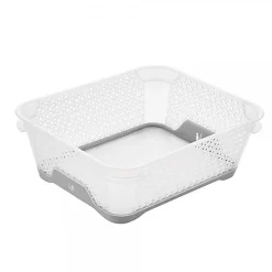Petite Corbeille de rangement A6 anti adhérente - Gris