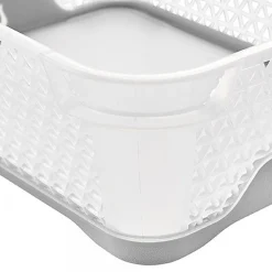 Petite Corbeille de rangement A6 anti adhérente - Gris