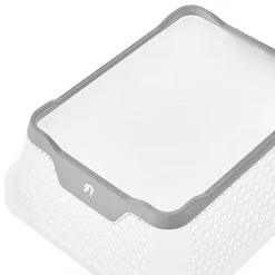 Petite Corbeille de rangement A6 anti adhérente - Gris