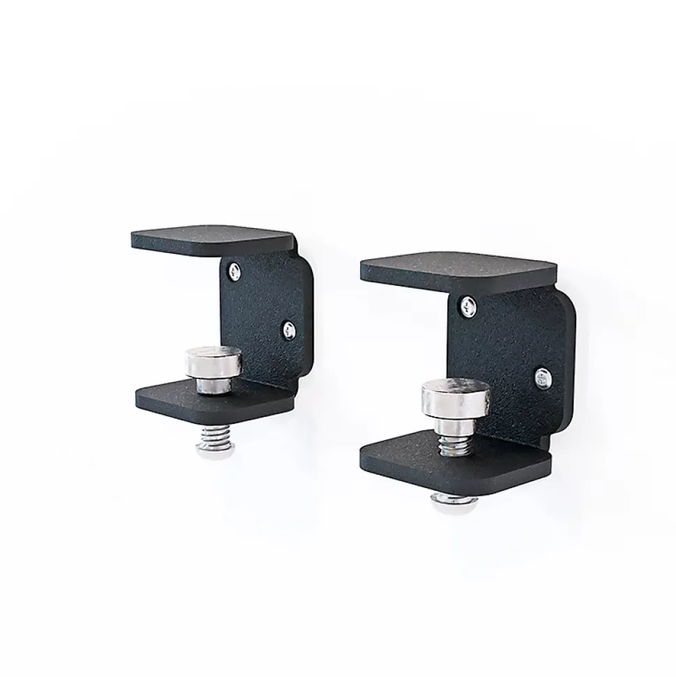 Petite étagère murale stratifiée DECO-GEM, décor chêne clair, L.60 x P.20 cm Ep.28 mm et supports muraux acier noir