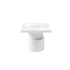 Pied bas réglable blanc GoodHome Atomia H. 5 - 6 cm vendu par 2