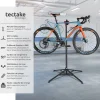 Pied d'atelier vélo en acier enduit de poudre support de montage pliable pour tous les modèles courants TECTAKE