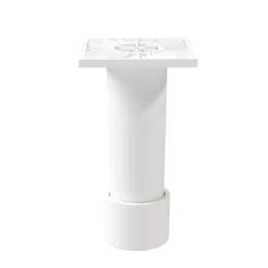 Pied haut réglable blancs GoodHome Atomia hauteur min 11 cm max 12 cm vendu par 2