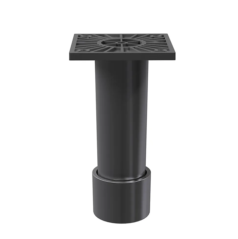 Pied haut réglable gris GoodHome Atomia 11-12 cm vendu par 2