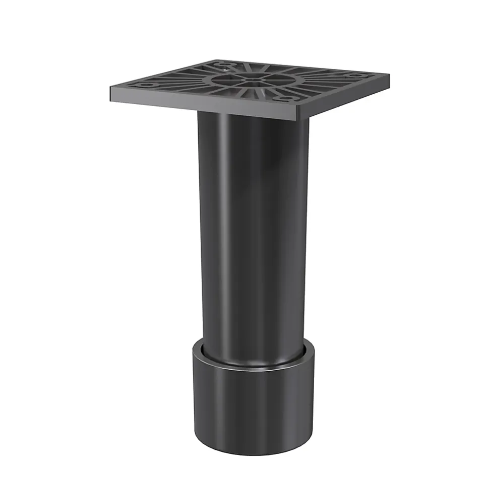 Pied haut réglable gris GoodHome Atomia 11-12 cm vendu par 2