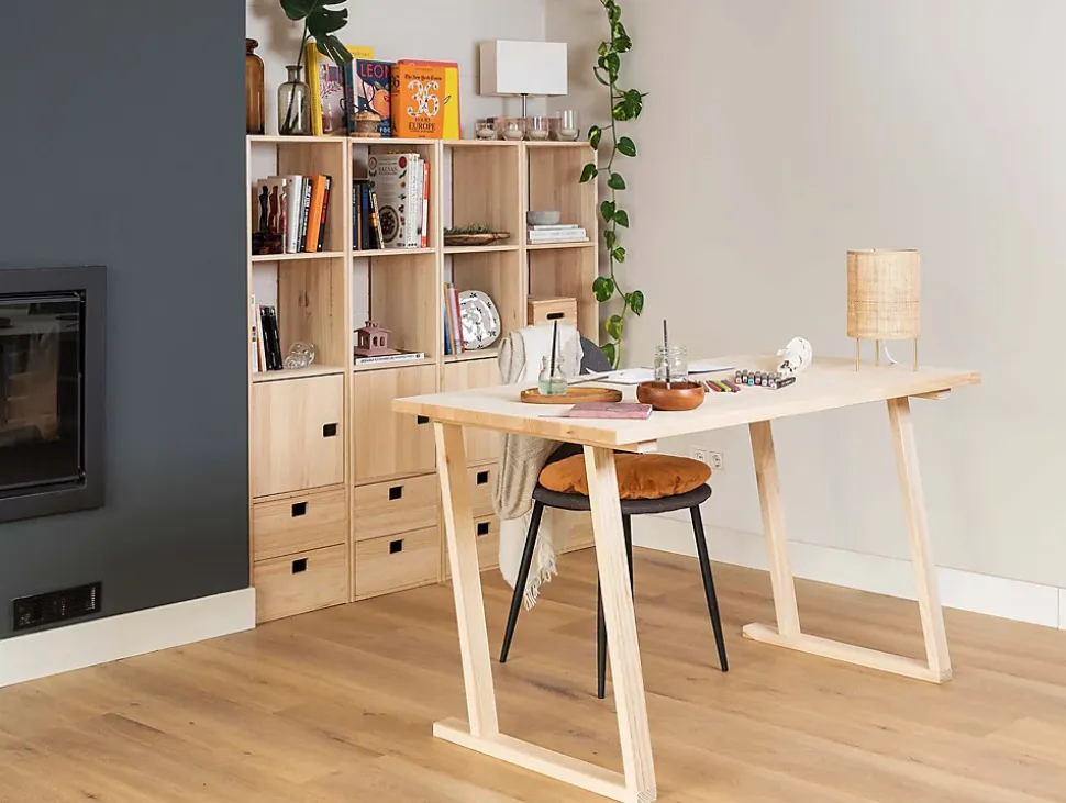Pieds en bois pour bureau ou table à manger