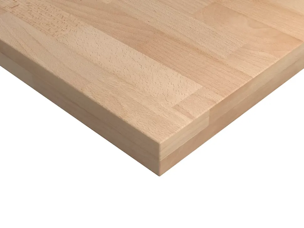 Plan de toilette GoodHome Hartland L. 100 cm chêne