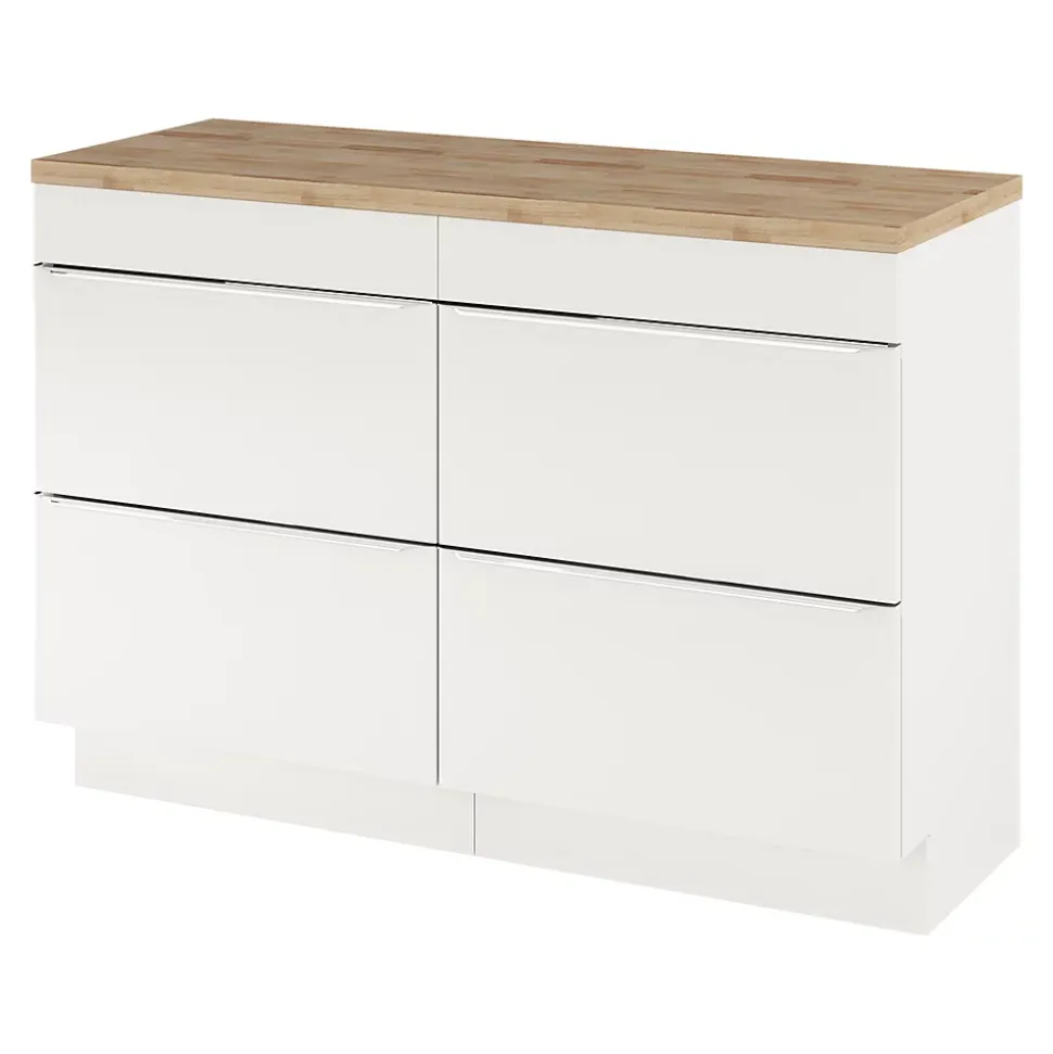 Plan de toilette GoodHome Hartland L. 120 cm chêne