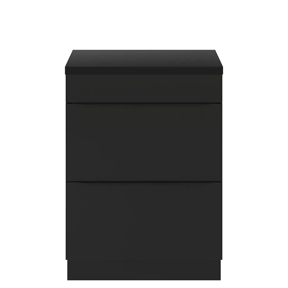Plan de toilette L.60,5 x l.45,5 cm, noir mat, GoodHome Cadelia