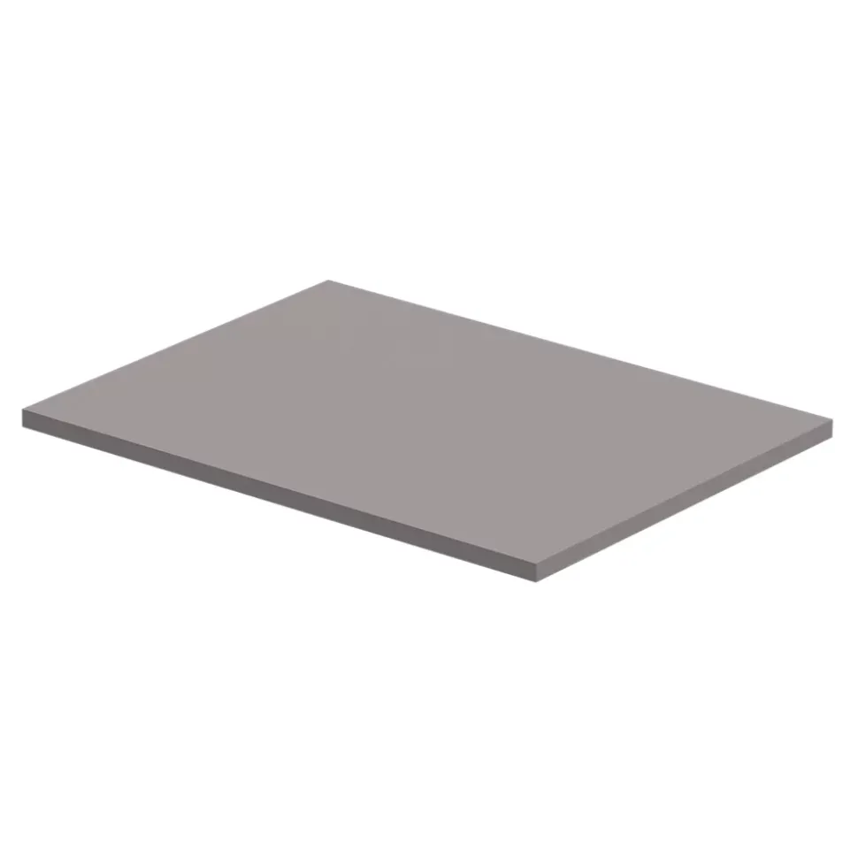 Plan de toilette L.60 x l.45 x ép.1,8 cm, beige cachemire, Kentia