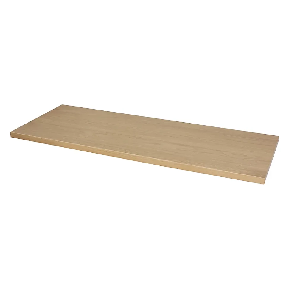 Plan de toilette placage chêne L.120,4 x l.45,2 x ép.2,8 cm, GoodHome Perma