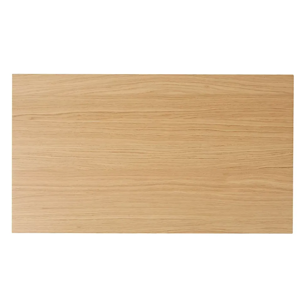 Plan de toilette placage chêne L.80 x l.45 x ép.1,8 cm GoodHome Avela