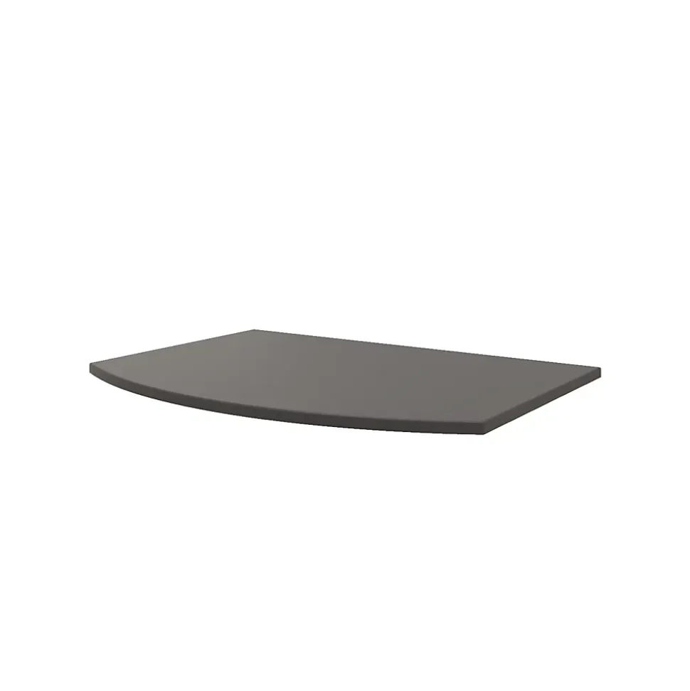 Plan de toilette pour vasque à poser Vague anthracite brillant 69,4 cm