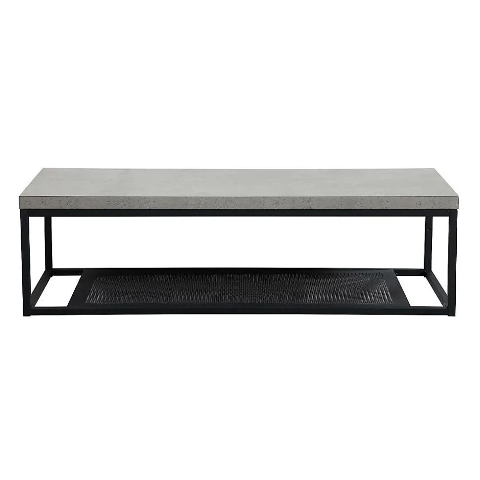 Plan de toilette suspendu WILL -Ep. 3,8cm L120cm + structure métal