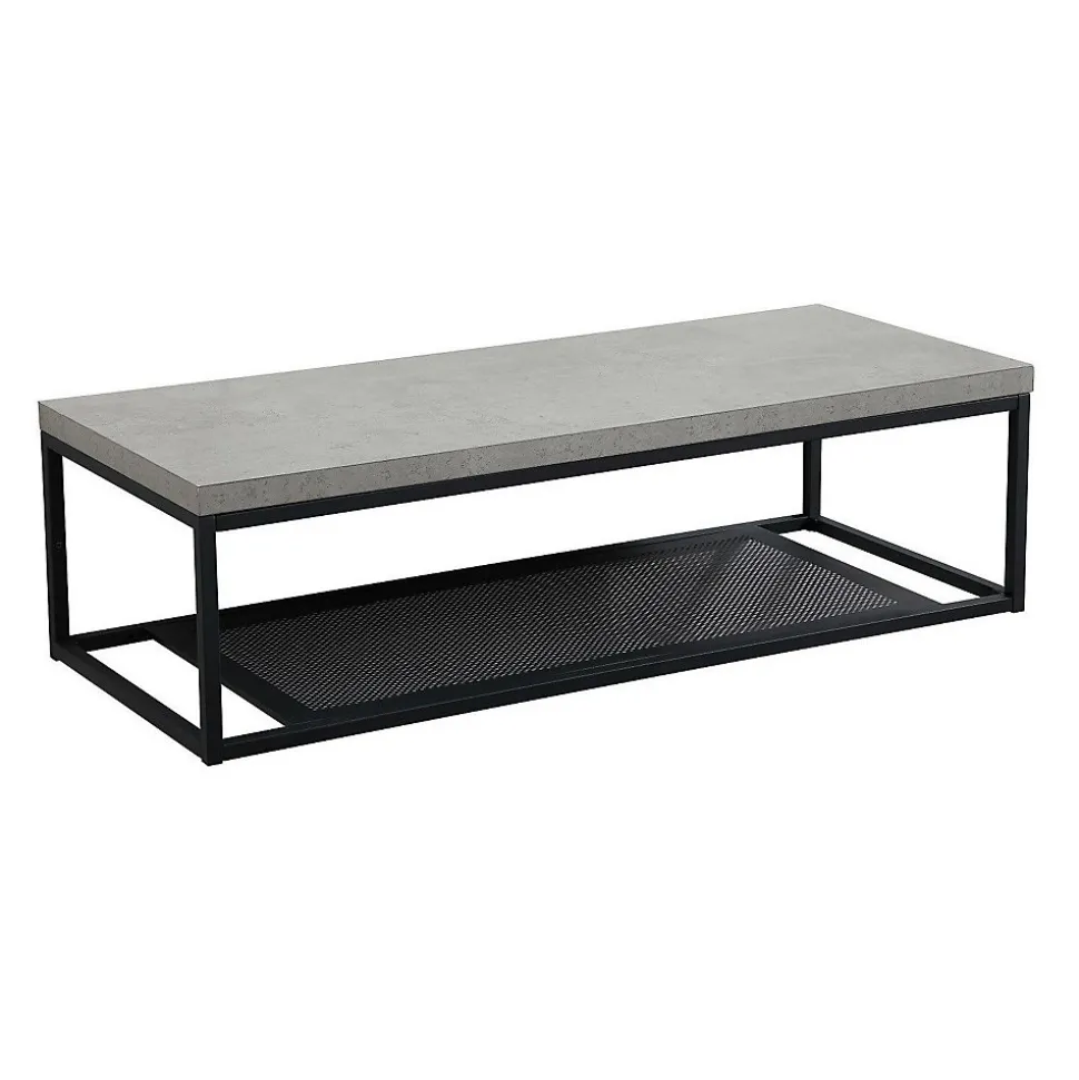 Plan de toilette suspendu WILL -Ep. 3,8cm L120cm + structure métal