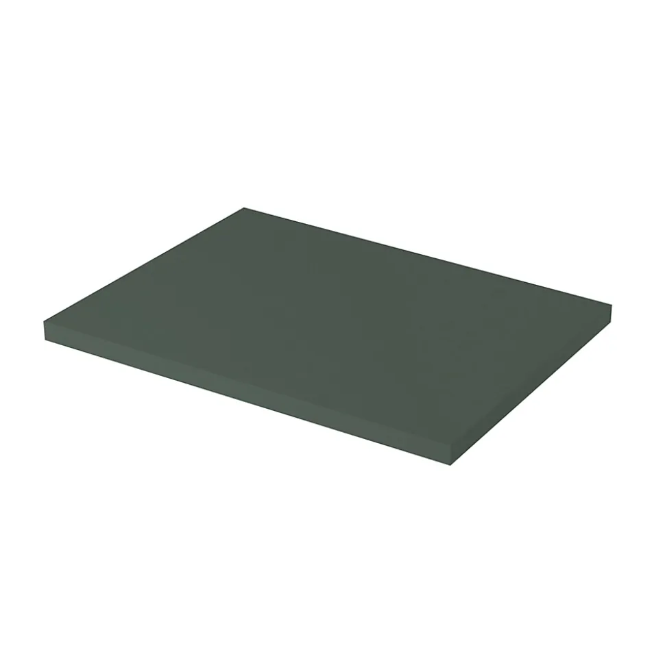 Plan de toilette vert mat L.60,4 x l.45,2 x ép.2,8 cm, GoodHome Perma
