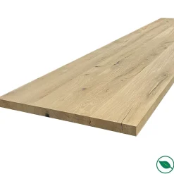 Plan de travail Chêne massif pleines lames 2400 x 800 x 40 mm