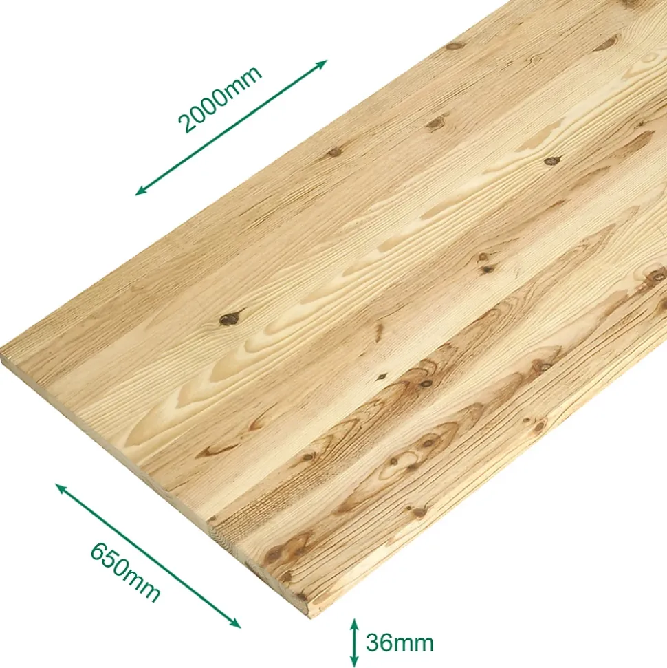 Plan de travail pin massif 2000 x 800 x 28 mm