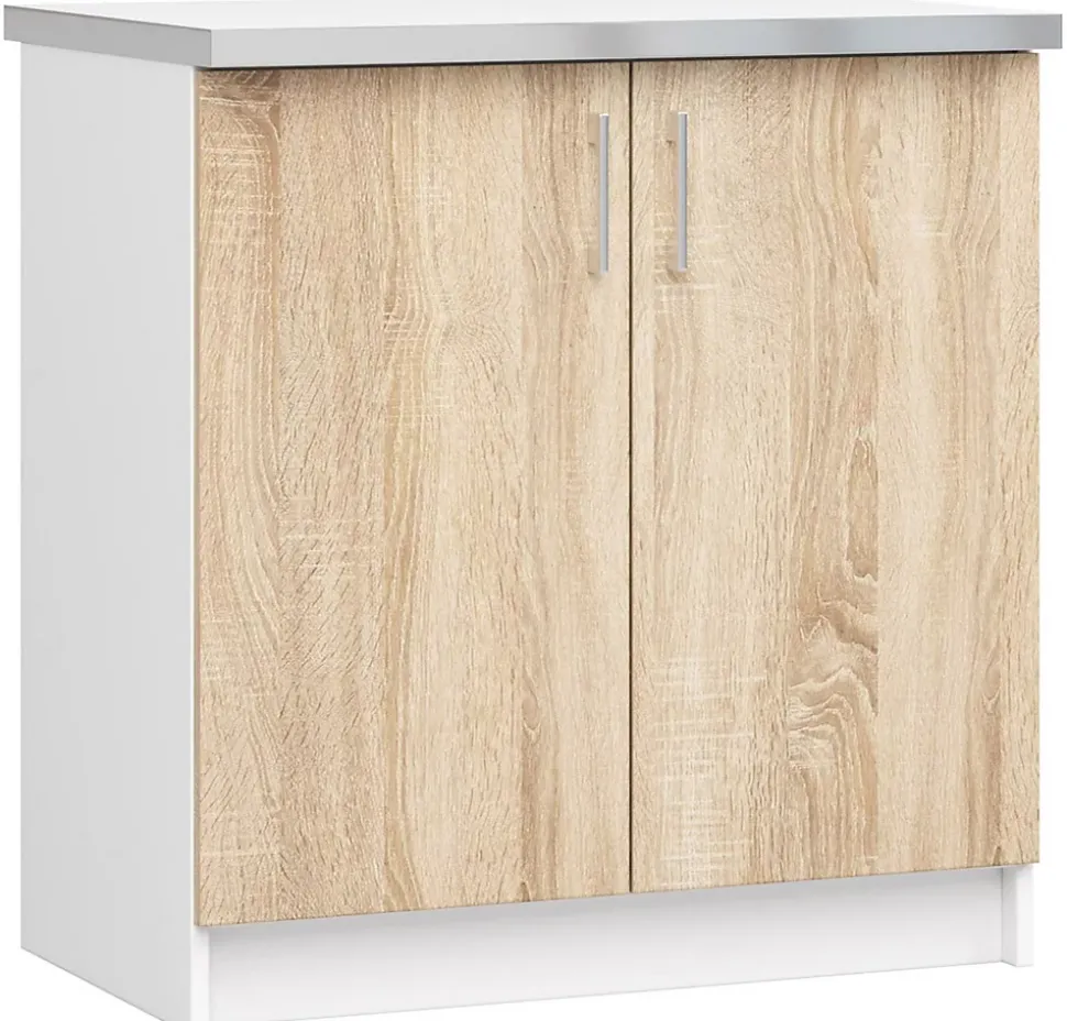 Plan de travail pour la cuisine AKORD S80 LIMA Blanc 80 cm couleur Blanc 80x54x3,2 cm