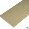 Plan de travail sapin massif lamellé collé abouté 2500 x 600 x 28 mm