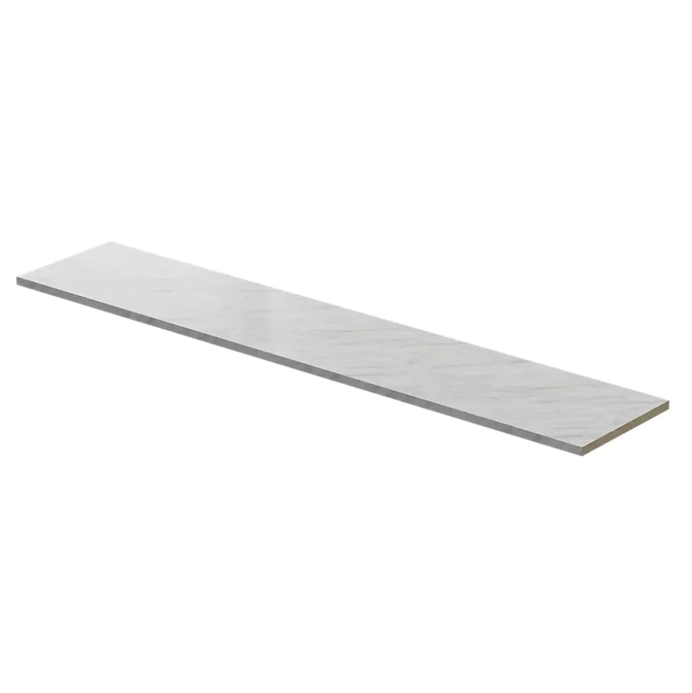 Plan de travail stratifié effet soft quartz GoodHome Kala L.300 x Ép.3,8 cm