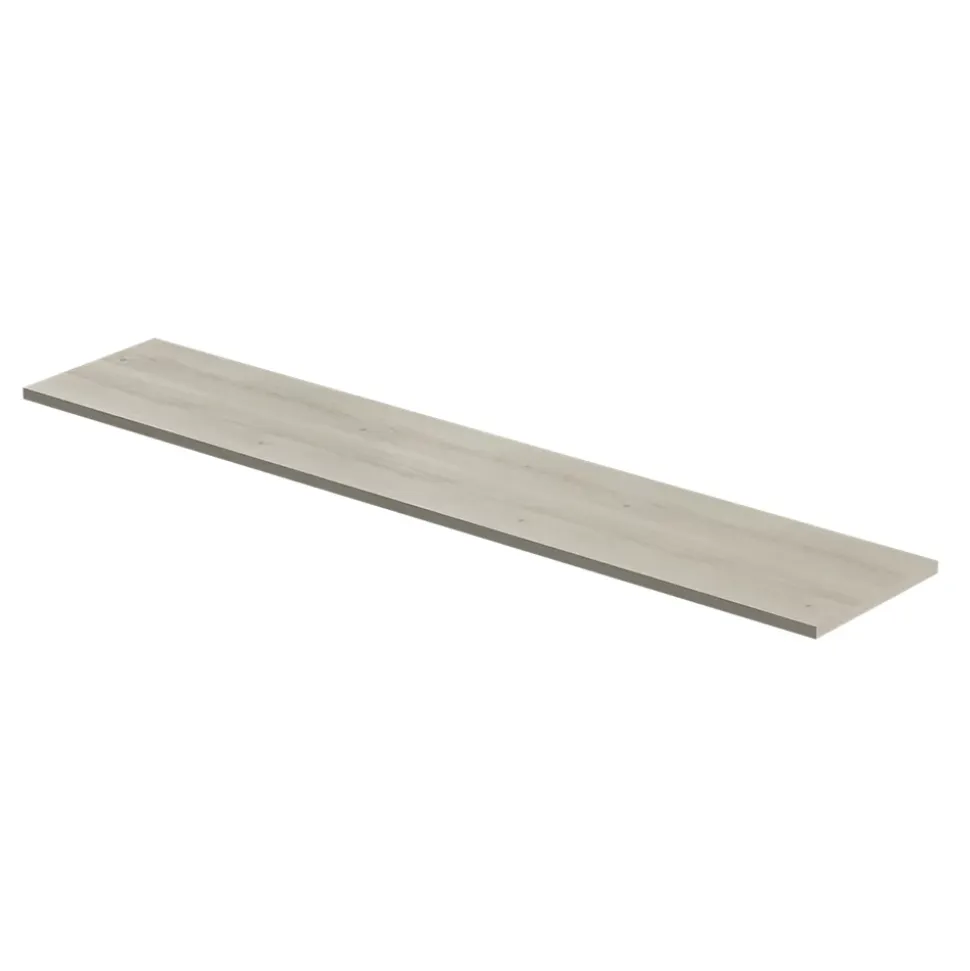 Plan de travail stratifié aspect bois pâle GoodHome Berberis L.300 x Ép.3,8 cm