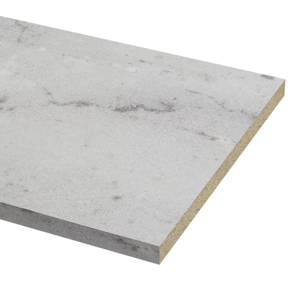 Plan de travail stratifié aspect granit clair GoodHome Berberis L.300 x Ép.3,8 cm