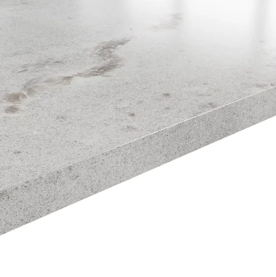 Plan de travail stratifié aspect granit clair GoodHome Berberis L.300 x Ép.3,8 cm