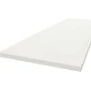 Plan de travail stratifié HPL blanc 2000 x 650 x 38 mm
