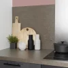 Plan de travail stratifié aspect oxydé GoodHome Kabsa L.300 x l.62 x Ép.3,8 cm