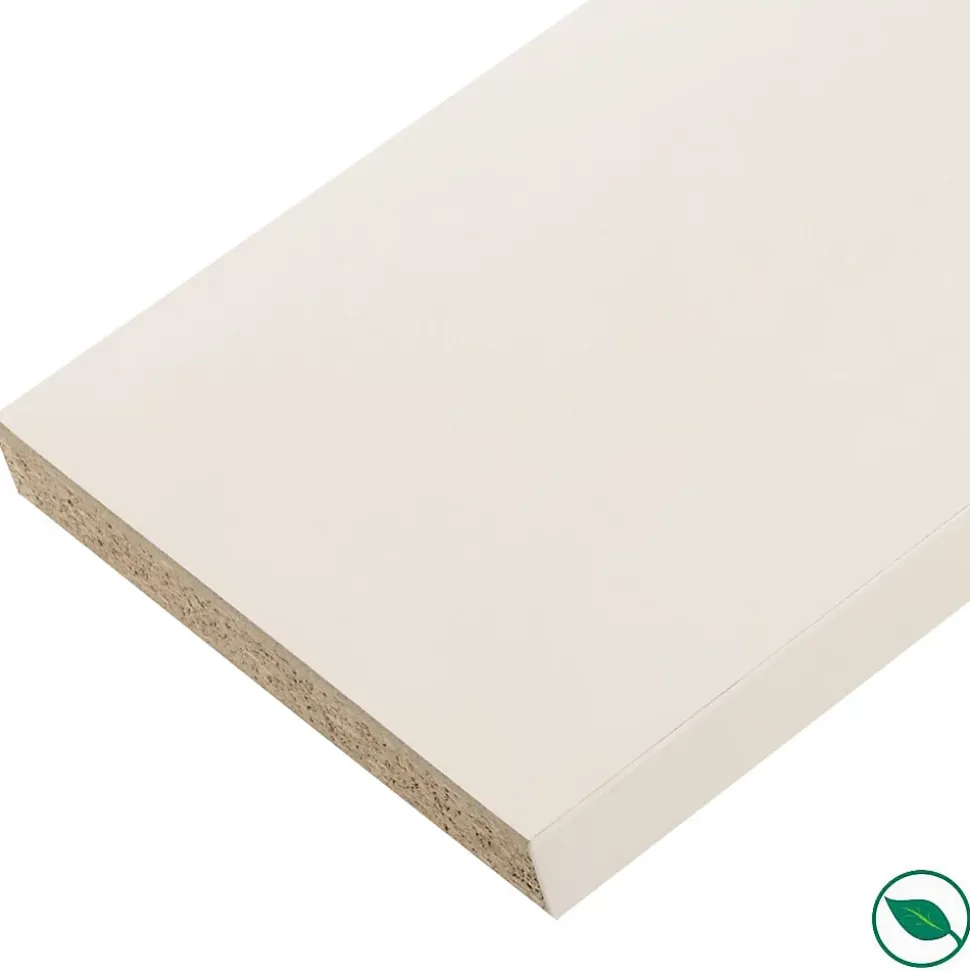 Plan de travail stratifié Blanc 1800 x 600 EP 28 mm
