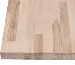 Plateau en bouleau massif 80 x 160 cm, ép.27 mm