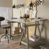 Plateau en verre transparent L. 160 cm x l. 80 cm