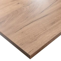 Plateau laminé chêne craft 138 x 68 cm pour bureau, table, table basse