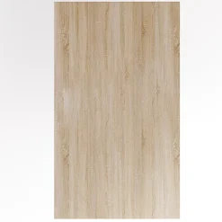 Plateau laminé chêne sonoma 160 x 80 cm pour bureau, table, table basse