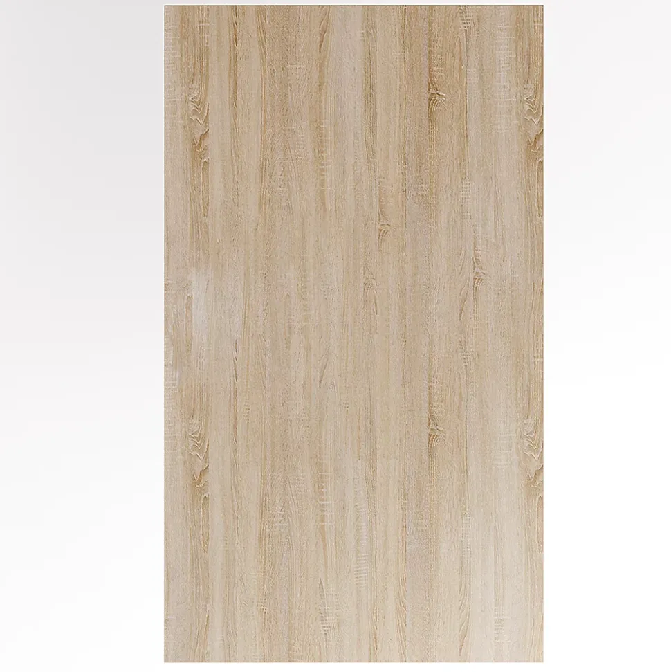 Plateau laminé chêne sonoma 138 x 80 cm pour bureau, table, table basse