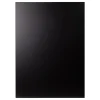 Plateau laminé noir 160 x 80 cm pour bureau, table, table basse