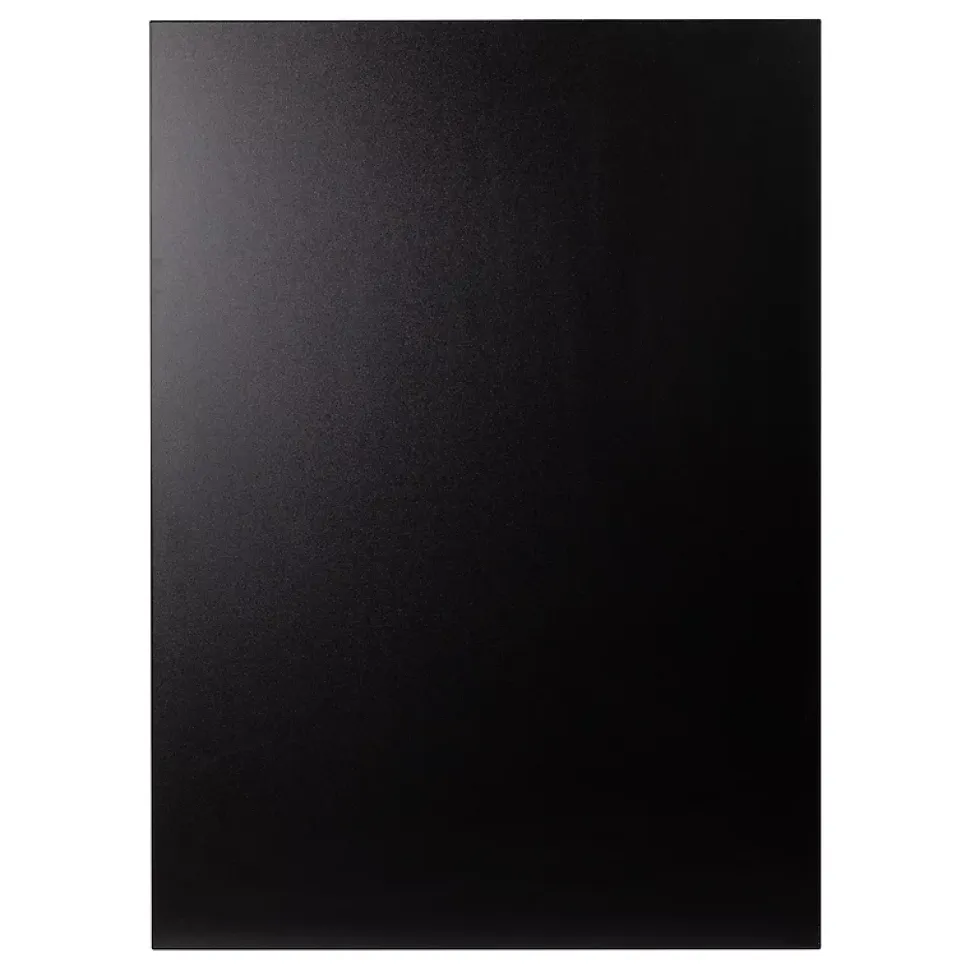Plateau laminé noir 120 x 60 cm pour bureau, table, table basse